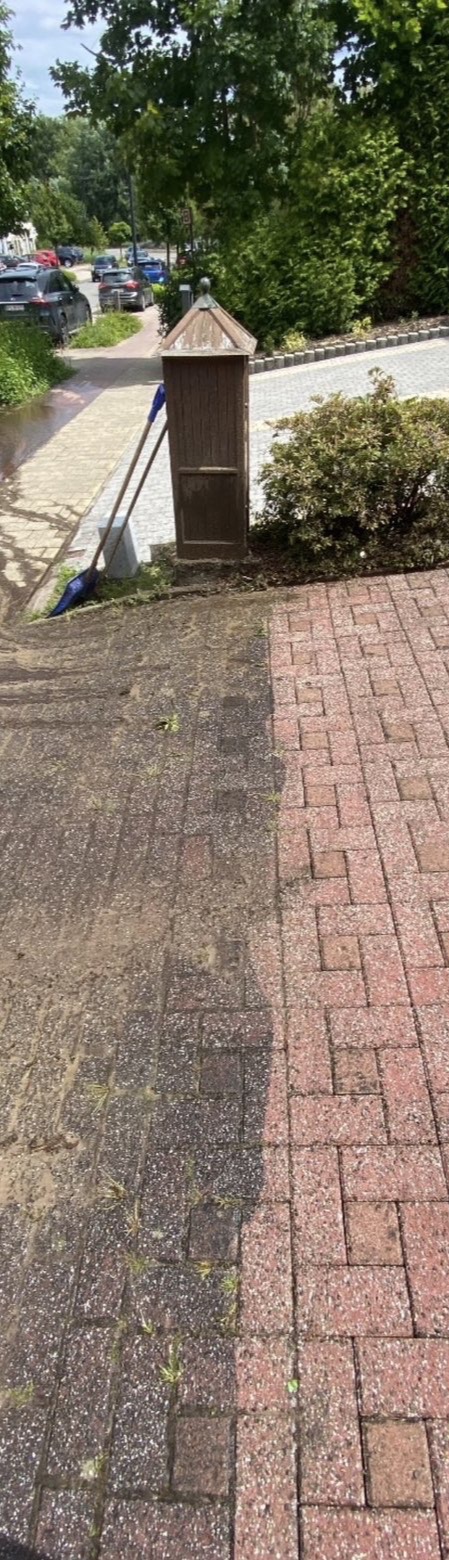 Terrasse paves avant